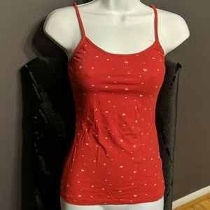 Red heart tank top